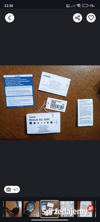 Zegarek casio