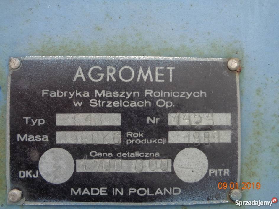 Kombajn ziemniaczany BOLKO Kamionka