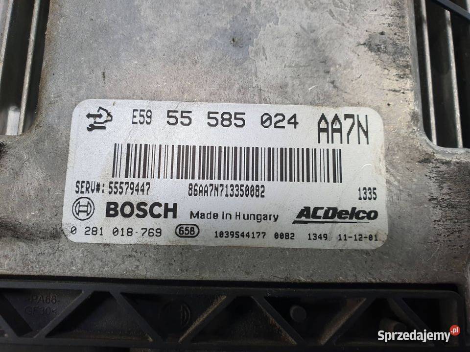 KOMPUTER SILNIKA ECU OPEL INSIGNIA A 55585024 kujawsko-pomorskie