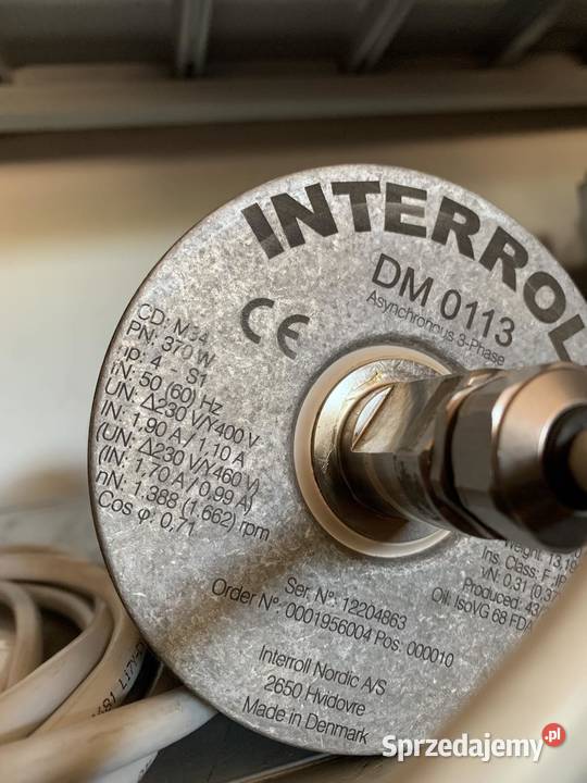 Interroll DM 0113 Drum Motor 370W M34 1135 mm x mazowieckie