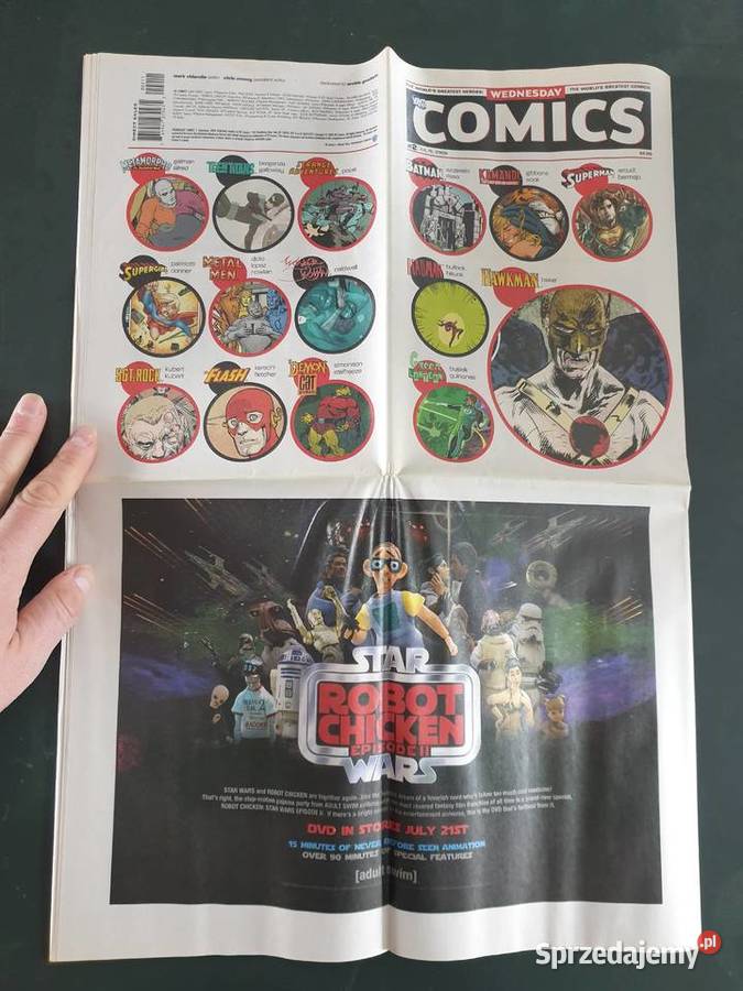 Wednesday Comics gazeta komiksowa DC Gdynia