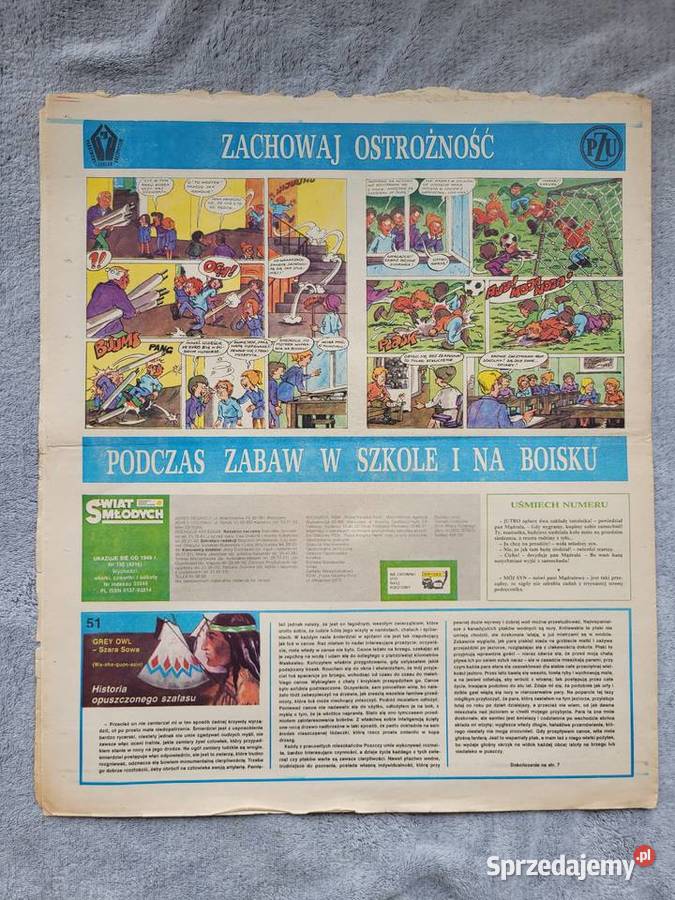 Świat Młodych 1301986 komiks Przepisy Ruchu Gdynia