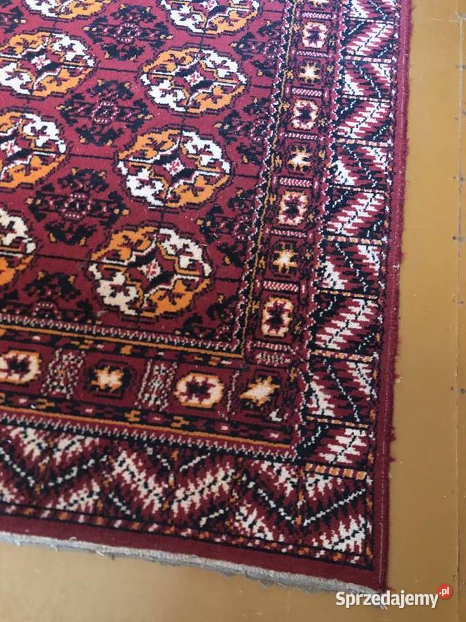 Duży dywan PRL vintage oryginał 1965 Kalwaria Zebrzydowska