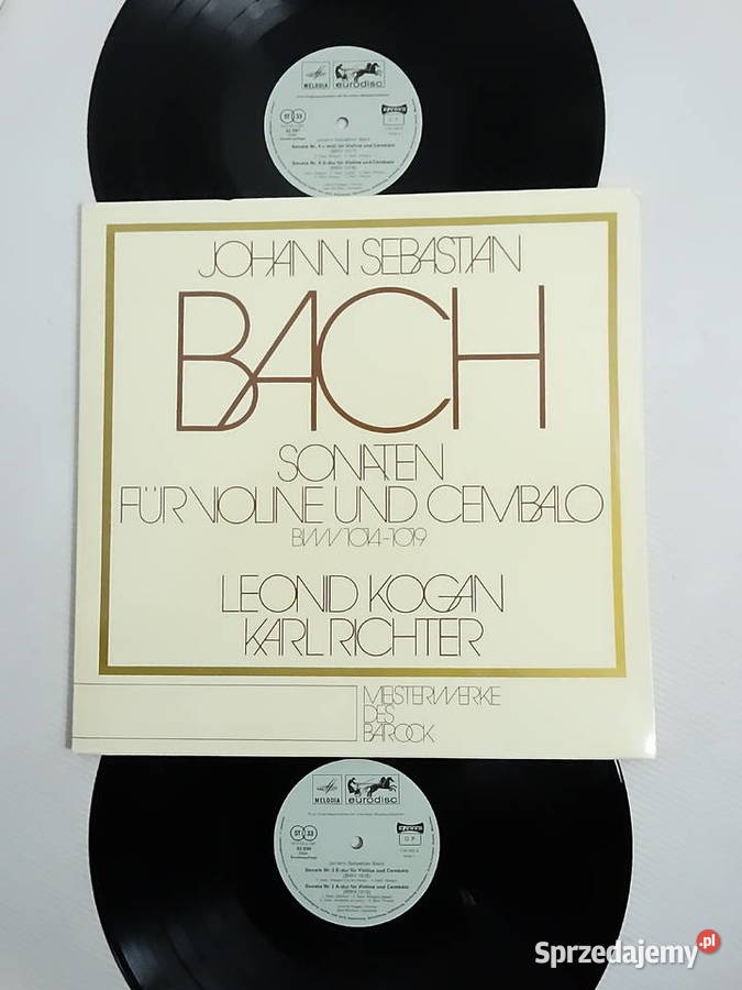 JS Bach Sonaten Fr Violine Und Cembalo 2LP klasyczna Biłgoraj