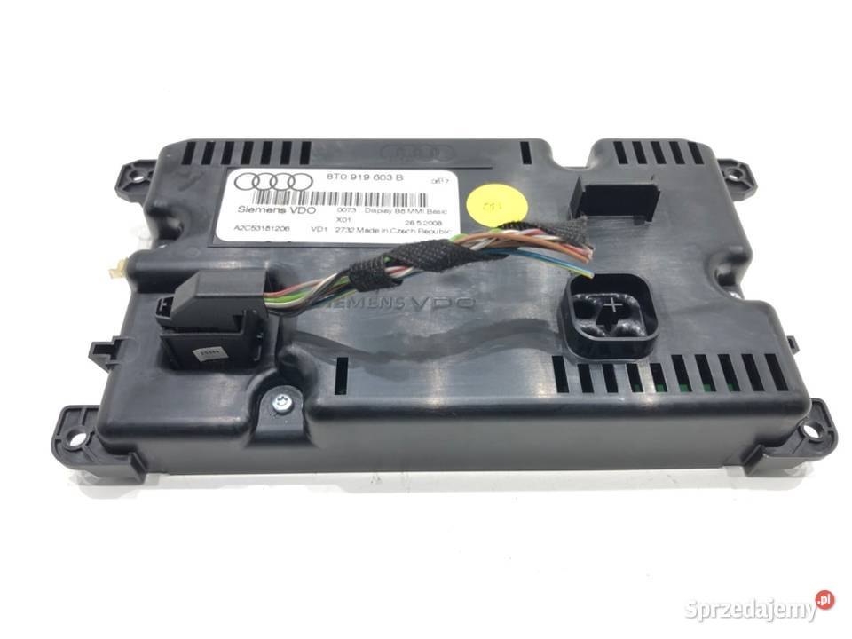 WYŚWIETLACZ AUDI A4 B8 8T0919603B 0715 EKRAN