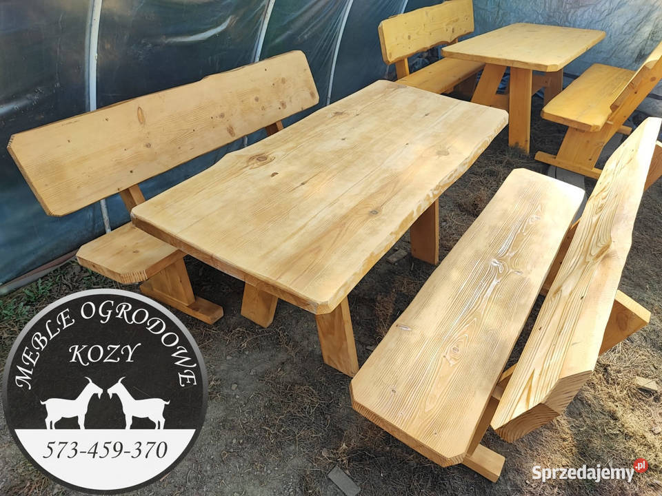 PROMOCJA Huśtawka drewniana z grubych bali plac Cieszyn