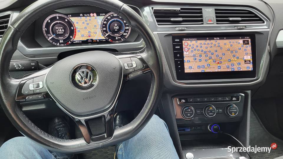 VW Tiguan TDI 2l 2019 135000 DSG czarny idealny zachodniopomorskie Szczecin