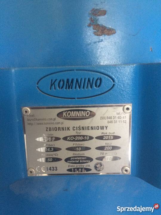 Piaskarka Komnino typ KO20010 Gdynia