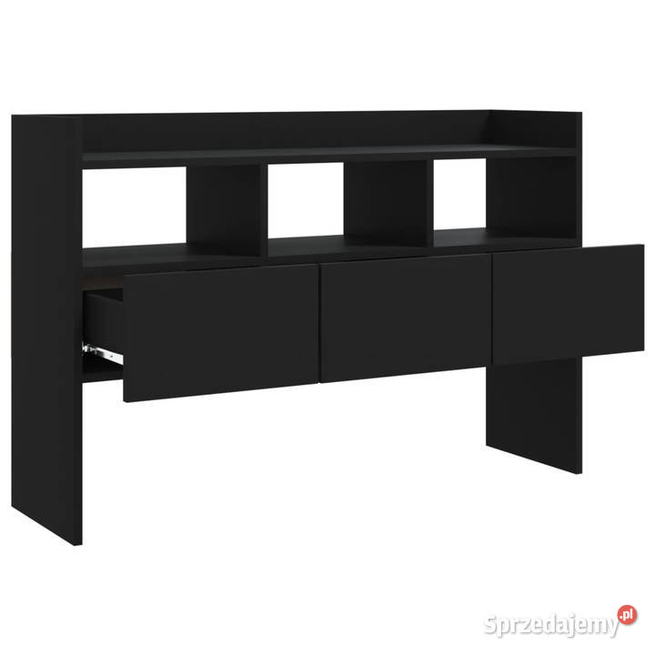 Szafka czarna 105x30x70 materiał drewnopochodny