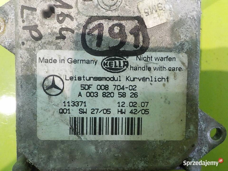 MERCEDES ML W164 II 30 CDTI 07r przetwornica Suków