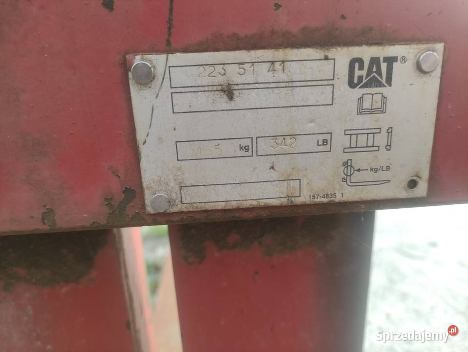 widły karetka do ładowarki Cat 908 nie Liebherr Tarnobrzeg