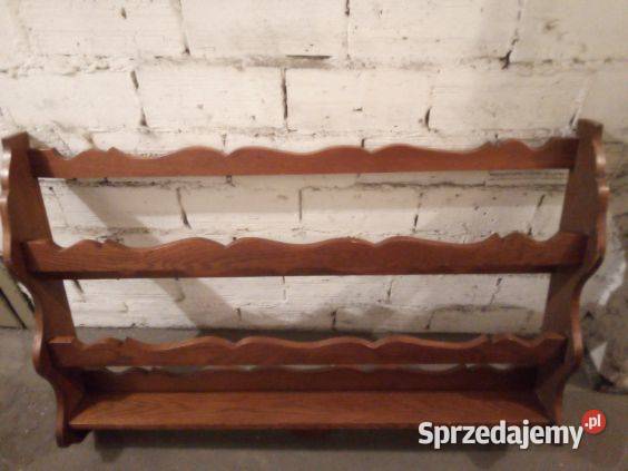 Połka brązowa w stylu retro brązowy Luboń sprzedam