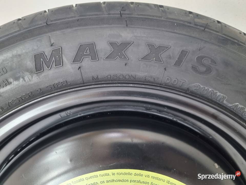 KOŁO DOJAZDOWE Peugeot 207 dojazdówka 12580 R15 Opony i felgi Chełm