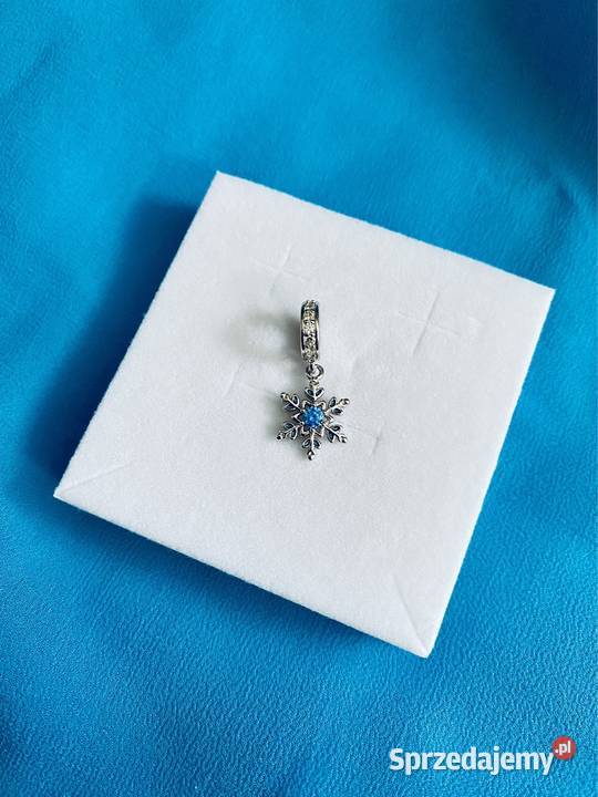 nowa unikatowa zawieszka charms beads śnieżynka srebro pomorskie Gdynia