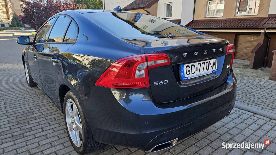 Volvo S60 D4 DriveE Base 2014r 20 D 181 automat Rok produkcji 2014 Elbląg