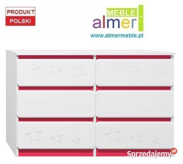 komoda STARS MDF C3 120x40 w80 do pokoju Złotów