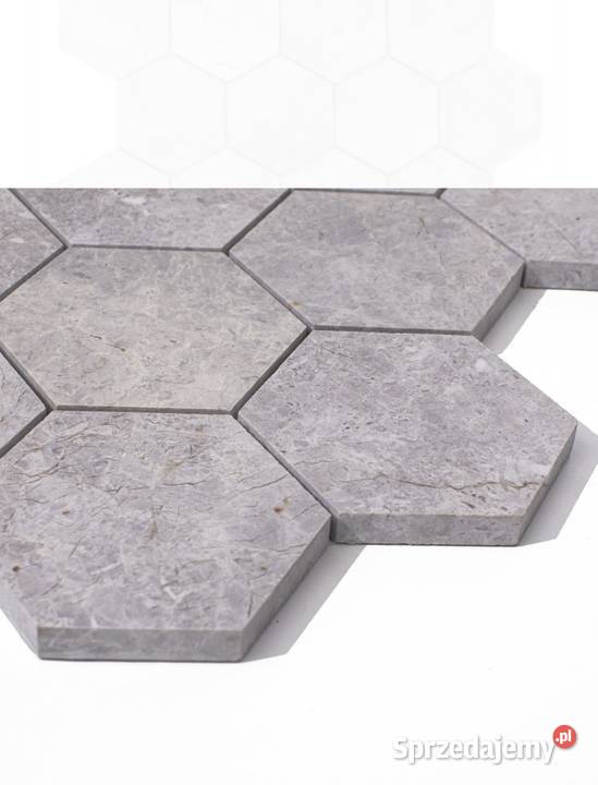 Mozaika TUNDRA GREY HEXAGON MARMUR Warszawa