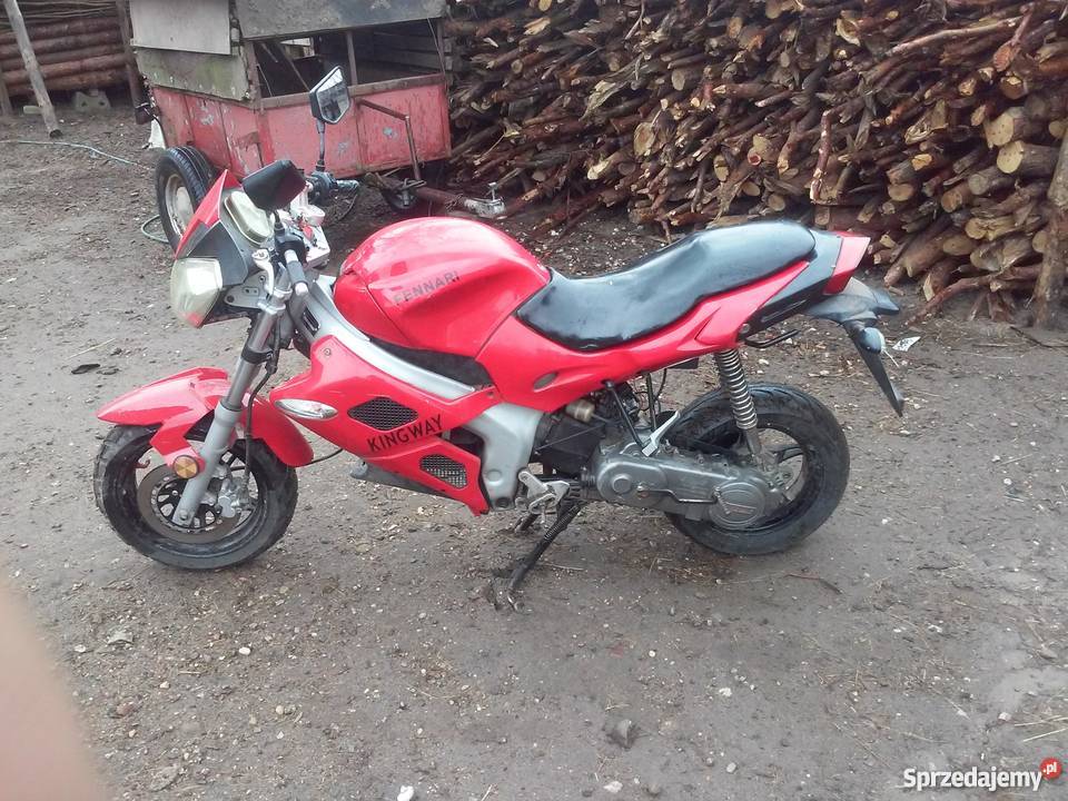 Kingway fennari 80 zarejestrowany na 50 8KM pomorskie Czarna Woda