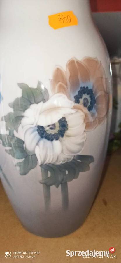 Wazon z kwiatami Royal Copenhaga B G Denmark Gdańsk