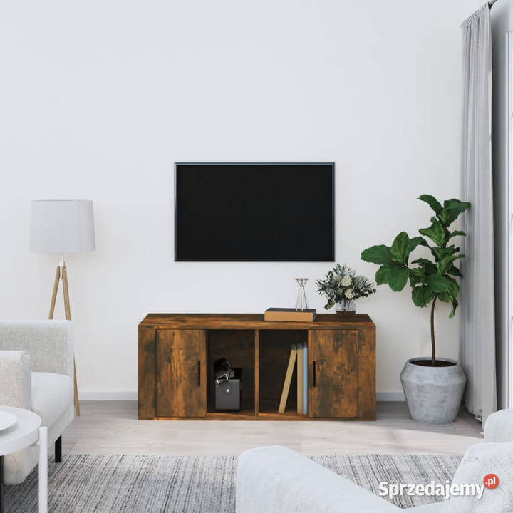 Szafka pod telewizor przydymiony dąb 100x35x40 Warszawa