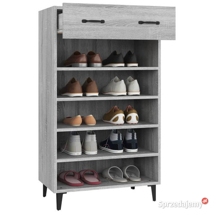 Szafka na buty szary dąb sonoma 60x35x105 Warszawa