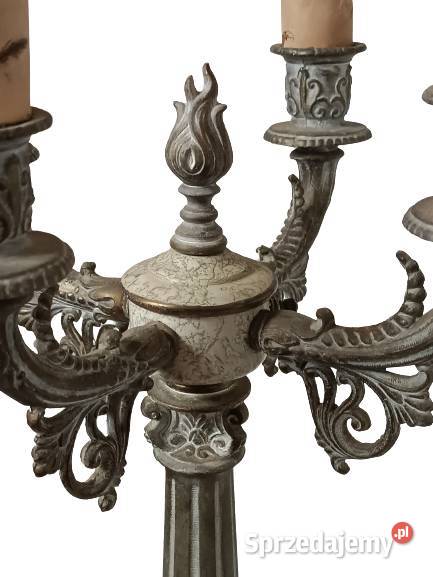 Duża stara secesyjna lampa 59