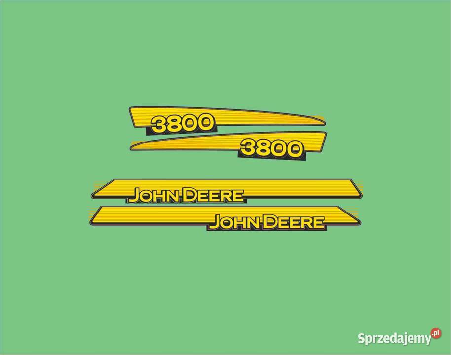 Naklejki ładowarka john deere 3800 mocne i Pleszew