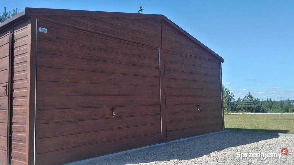 Garaż 6 x 6 drewnopodobny PROFILE ZAMKNIĘTE Kraków sprzedam