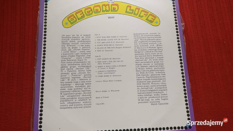 Płyty winylowe Secend Life Myszków sprzedam