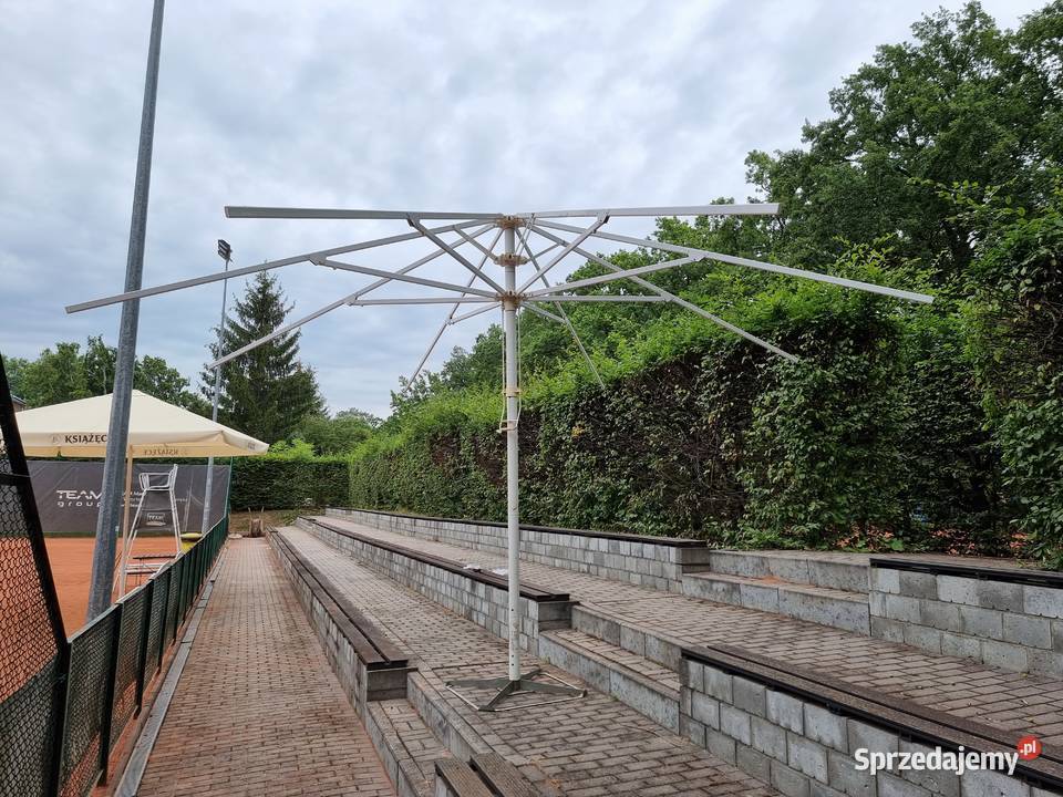 Parasole duży stelaż średnica 55 m wysokość 35 m metal Dom i Ogród Wrocław