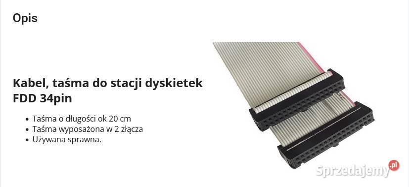Kabel taśma do stacji dyskietek FDD 20 Szczecin