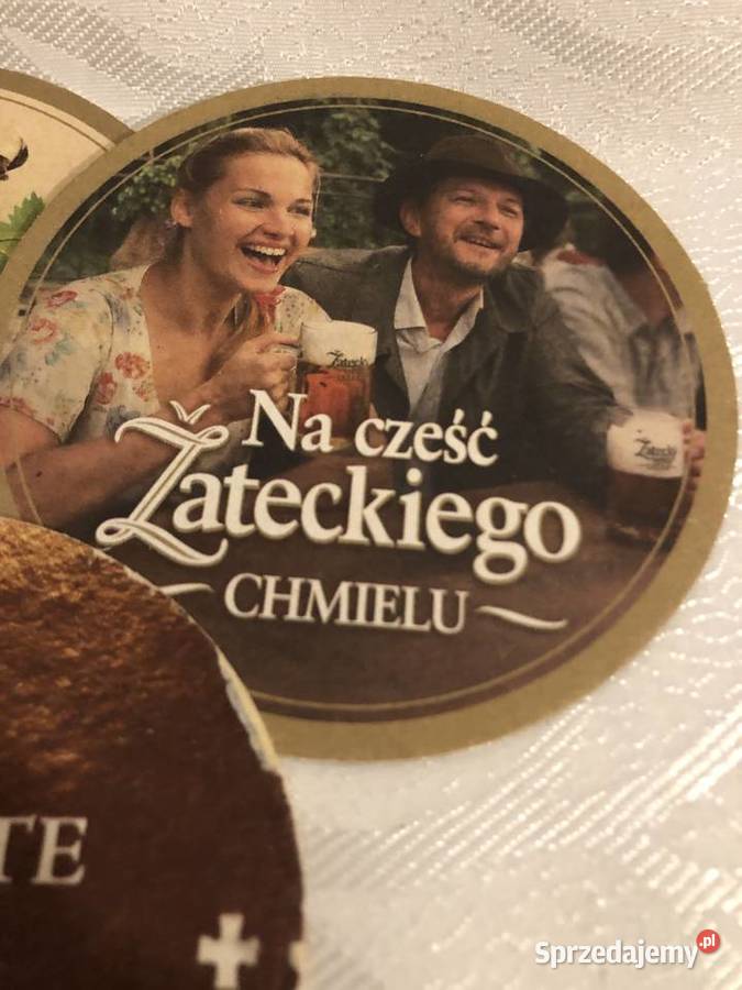 podkładki okrągłe pod szklanki czy kufle do piwa Zegrze