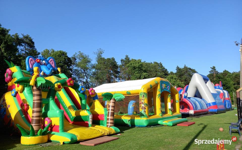 Atrakcje na imprezy dmuchańce tor przeszkód