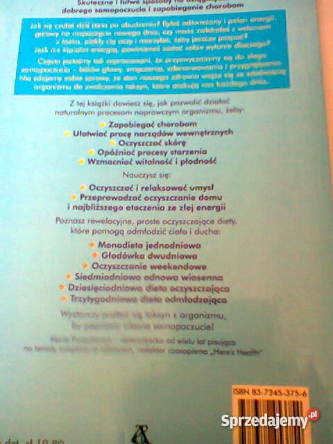 Naturalne metody oczyszczania organizmu Szczecin sprzedam