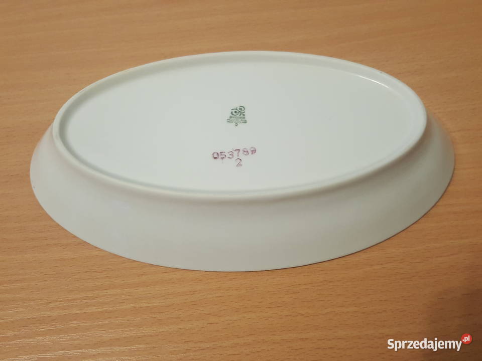 PÓŁMISEK owalny porcelana Włocławek patera w Złotniki