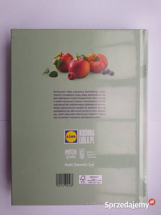 LIDL JEŚĆ ZDROWIEJ WARZYWA I OWOCE BIEDRONKA kuchnia, potrawy Poradniki, albumy i reportaże Bielsko-Biała