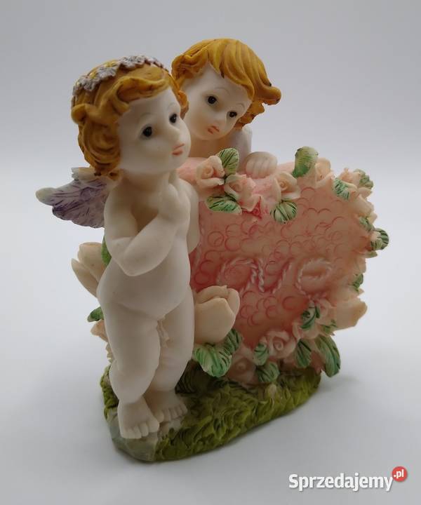 Aniołki Gipsowe Love Porcelana i szkło pomorskie Gdańsk