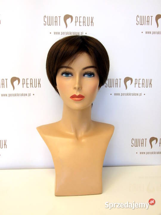 Peruka krótka z włosa naturalnego Chęciny sprzedam