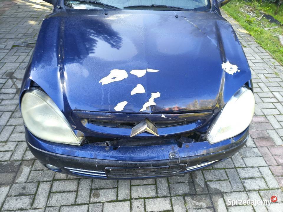 Citron Xsara II 16 benzyna 2004 uszkodzony na kupiony w Polsce mazowieckie Stanisławów Pierwszy sprzedam