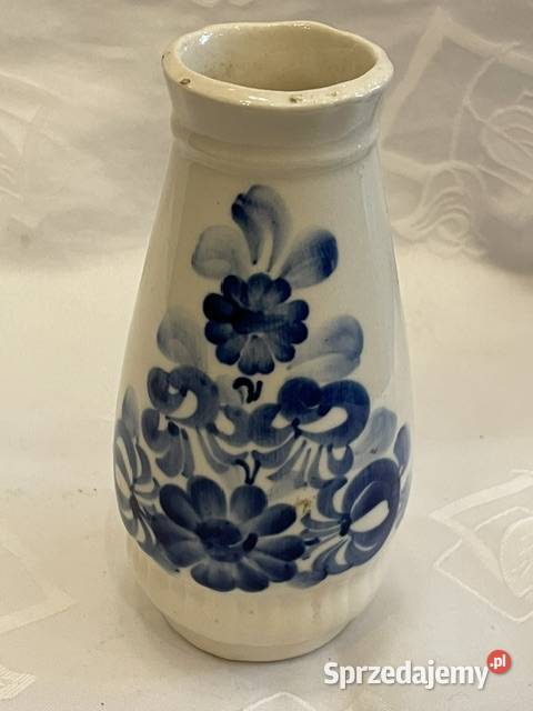 Mini wazon Włocławek ręcznie malowany porcelana Antyki, Sztuka, Kolekcje małopolskie Kraków