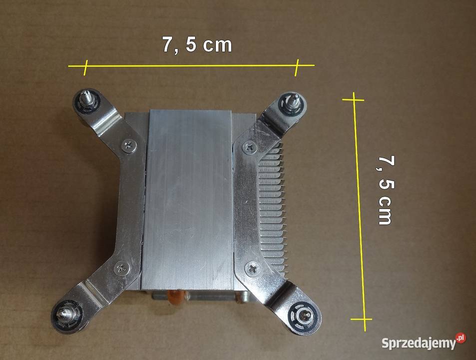Radiator chłodzący procesor 75 x 75 FM2 zachodniopomorskie