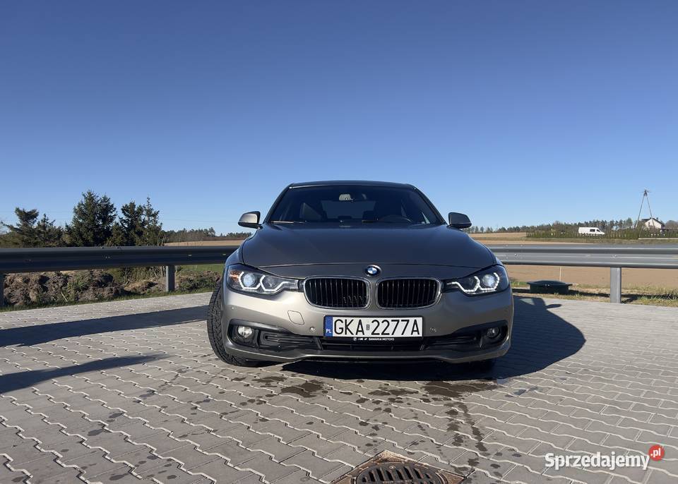 BMW F30 xdrive automat 2017r elektrochrom. lusterko wst. Seria 3 pomorskie Sulęczyno