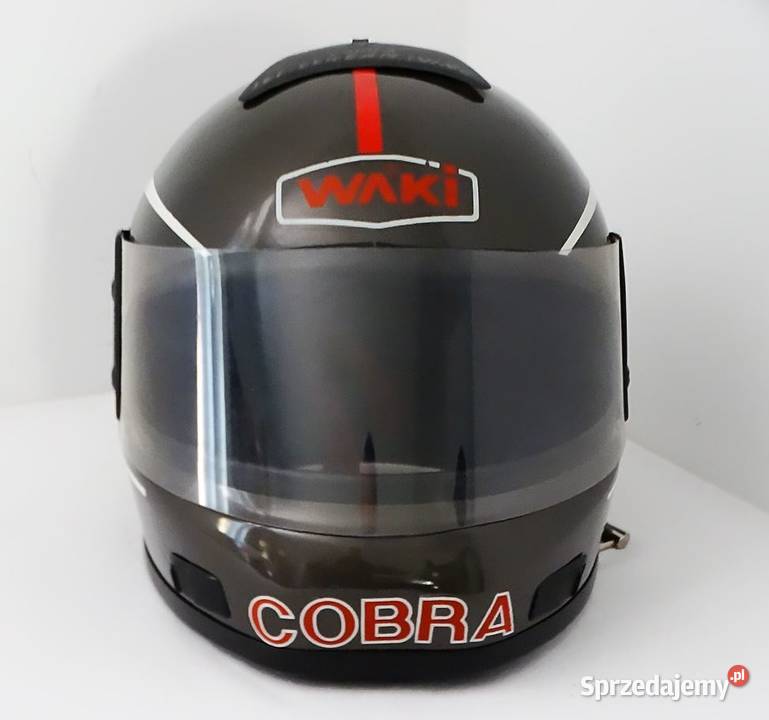 Kask motocyklowy COBRA WAKI z lat 80tych L Kaski
