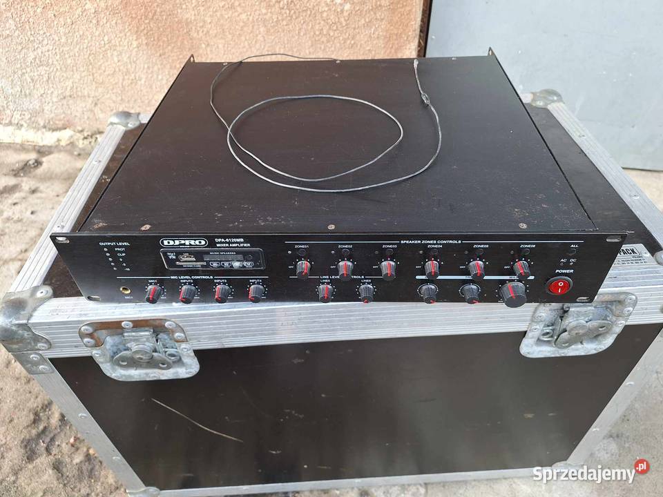 Wzmacniacz PA 100V strefowy DJPRO DP6120MB Elektronika Kołobrzeg