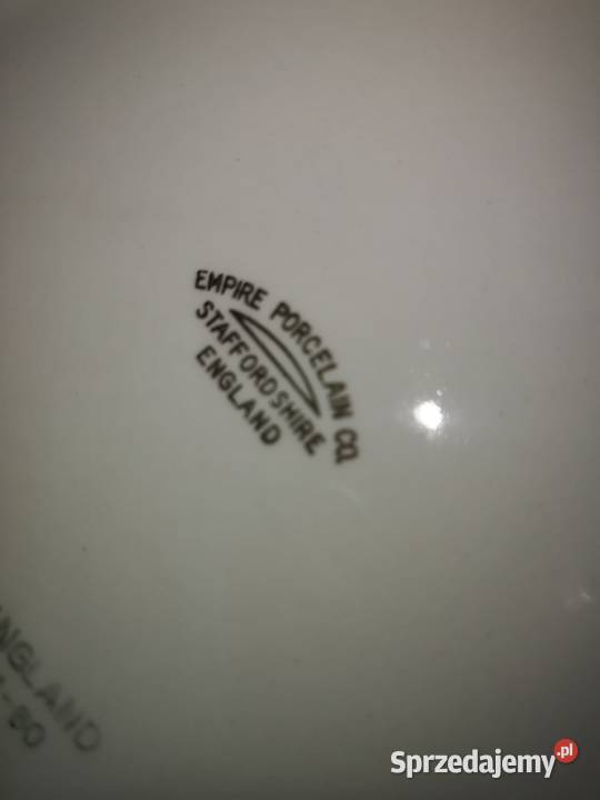Serwis Empire Porcelain Co Staffordshire Gdańsk