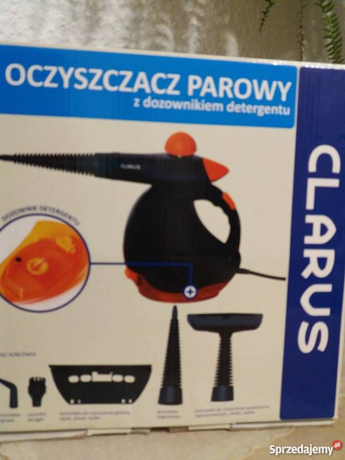Oczyszczacz Parowy z dozownikiem detergentu czarny Gdynia