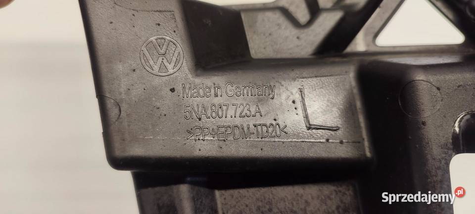 VW TIGUAN II ŚLIZG ZDERZAKA LEWY PRZÓD