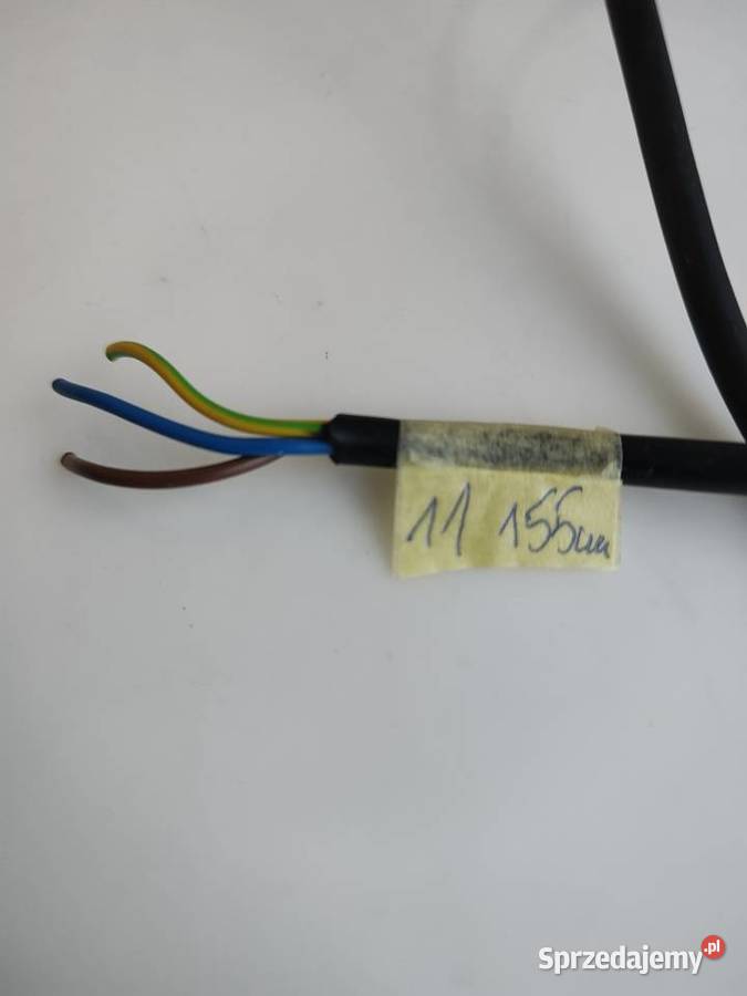 Kabel przewód zasilający wolne końce 155 3Pin warmińsko-mazurskie