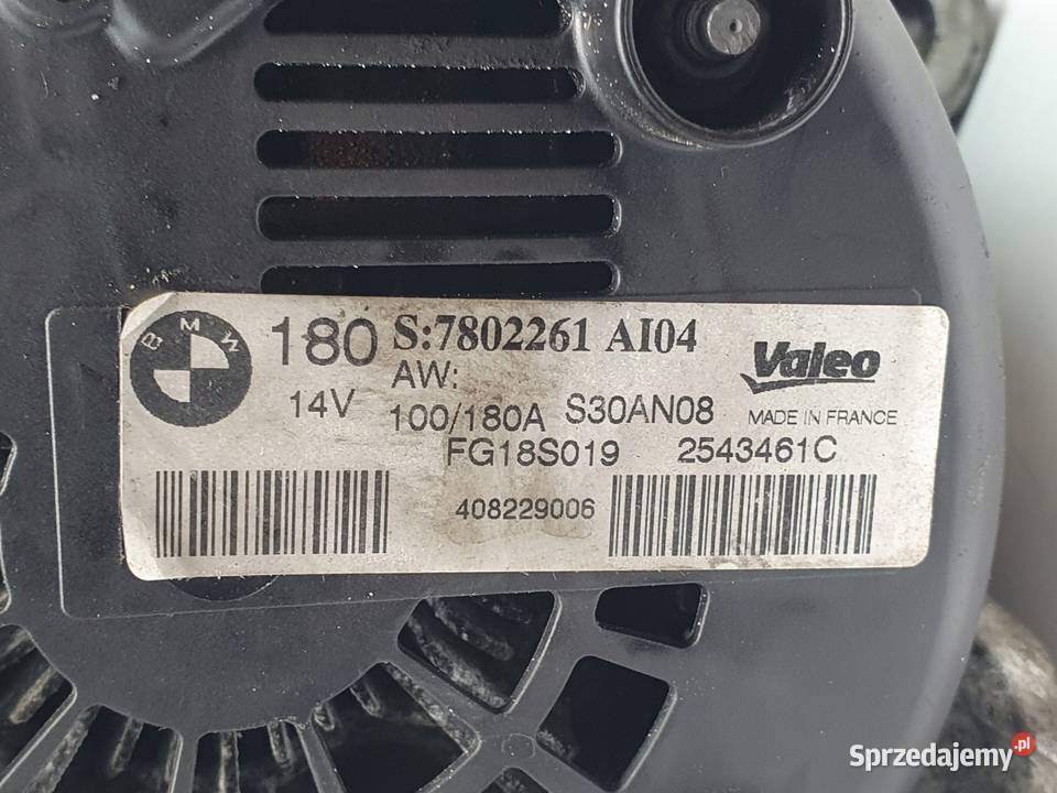 ALTERNATOR BMW E87 E90 20 D oryginał Valeo Chełm