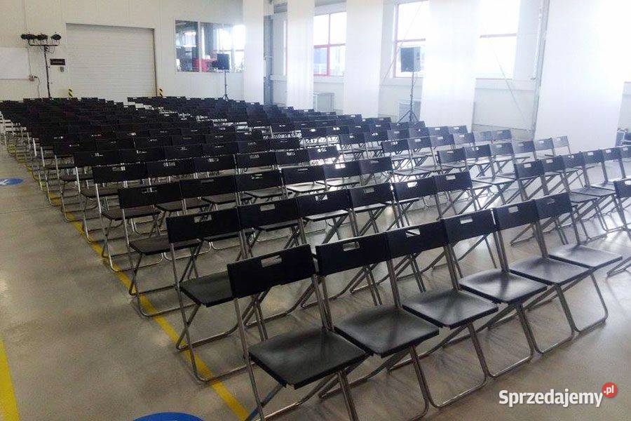 krzesła składane wynajem 1000 transport montaż lubelskie Lublin